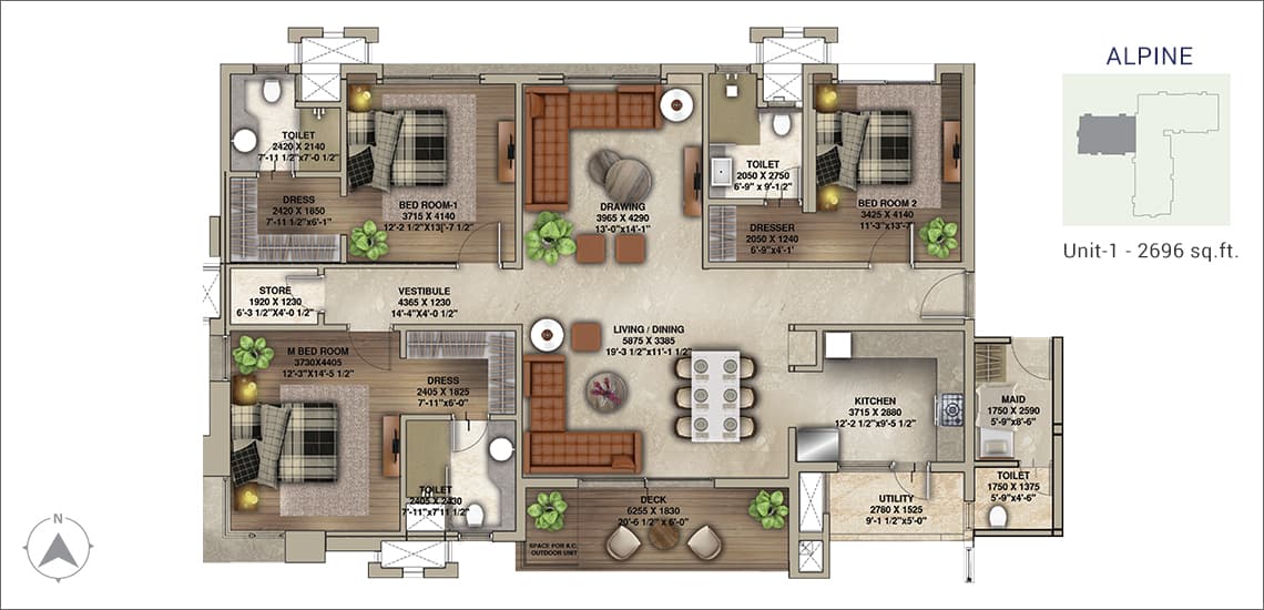 botanika alpine 2696 sqft