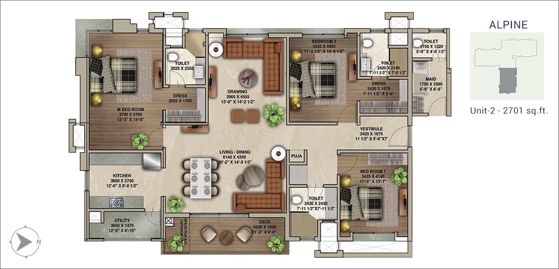 botanika alpine 2701 sqft