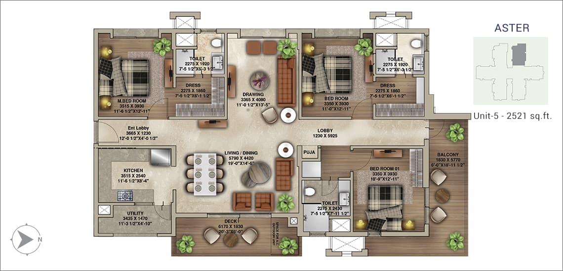 Unit 5- 2,521 sq.ft